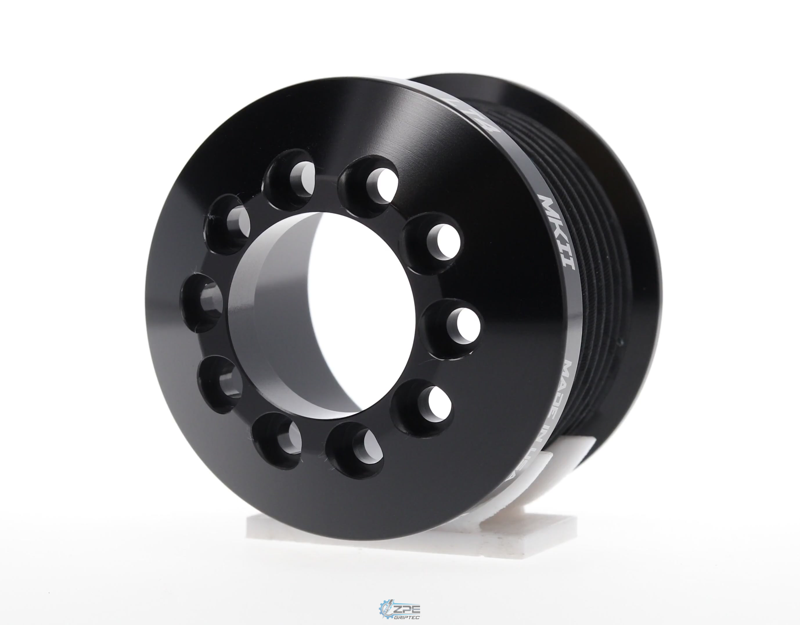 2.35" 8 Rib ZPE GripTec® 2pc MKII LT4 L3V Black Pulley Only